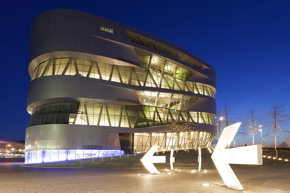 Mercedes Benz Museum, Stuttgart, Baden Wurttemberg, Germany, Europe 