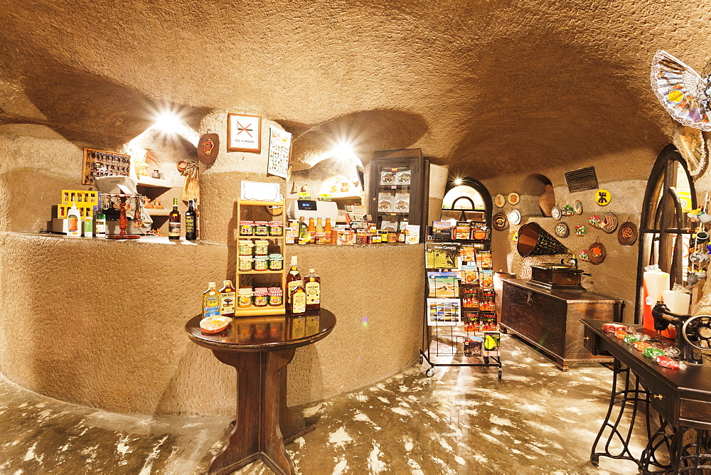 Interiors of Restaurant Tagoror, Barranco de Guayadeque, Gran Canaria, Canary Islands, Spain, Europe