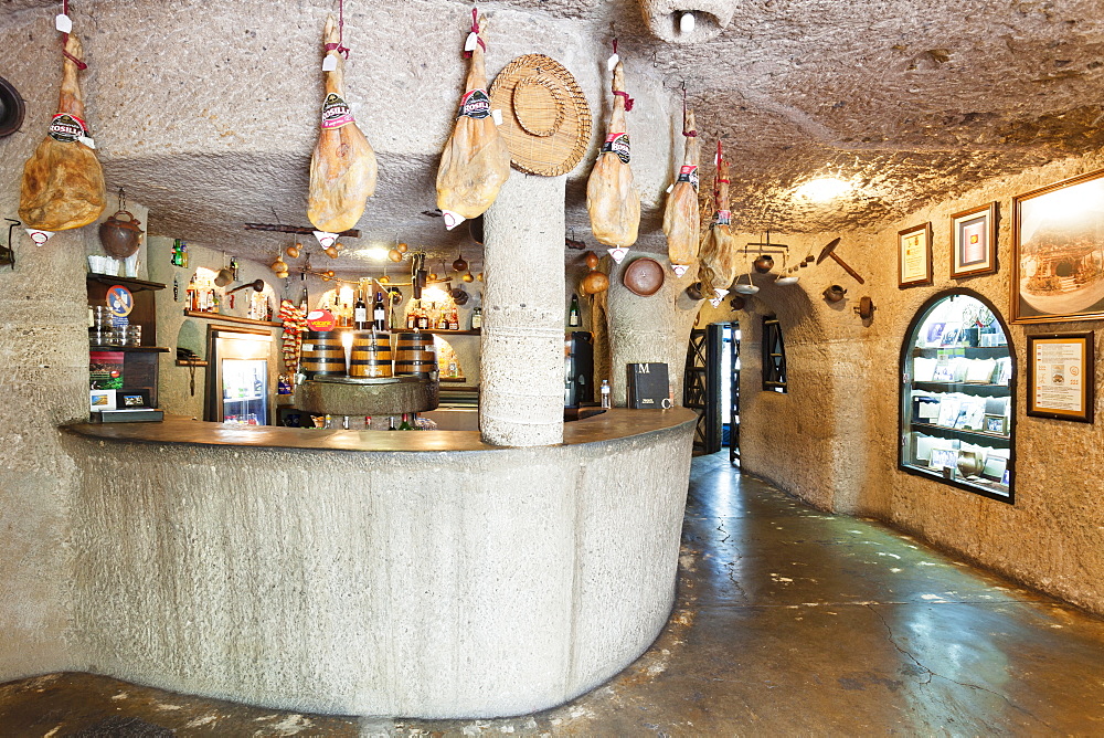 Interiors of Restaurant Tagoror, Barranco de Guayadeque, Gran Canaria, Canary Islands, Spain, Europe