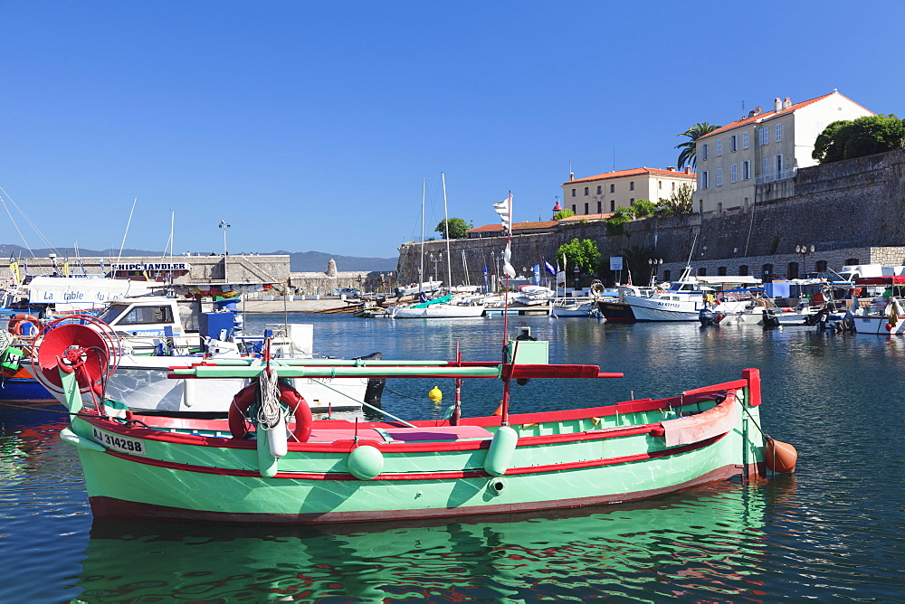 Harbour and Citadel, Ajaccio, Corsica, France, Mediterranean, Europe