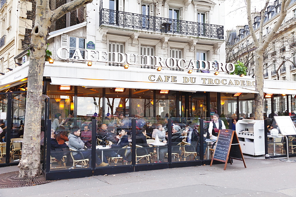 Cafe du Trocadero, Trocadero, Paris, Ile de France, France, Europe