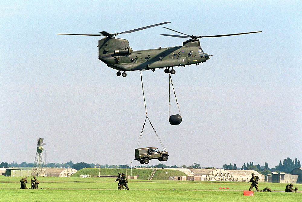 The launch of the 16 Air Assault Bridgade at Wattisham Airfield in Suffolk