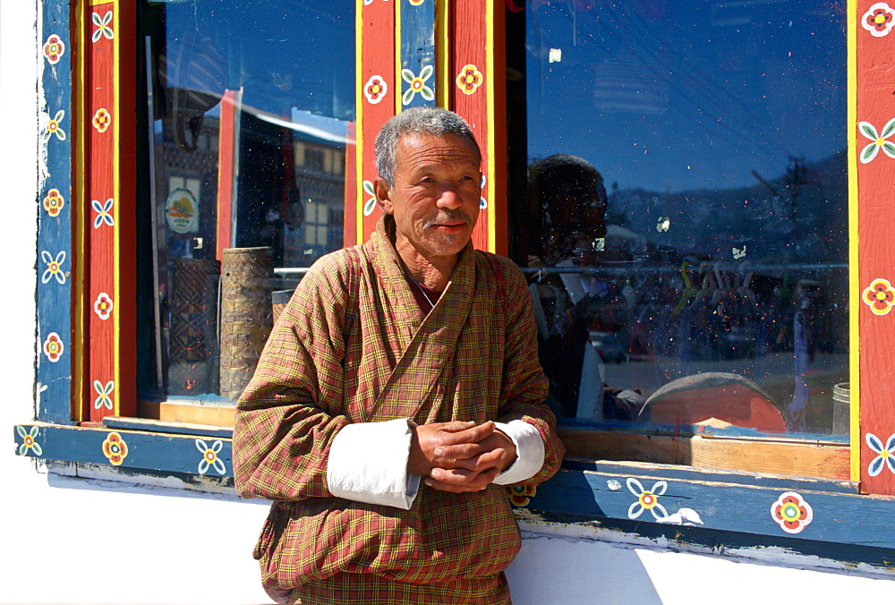 Man in Paro, Butan