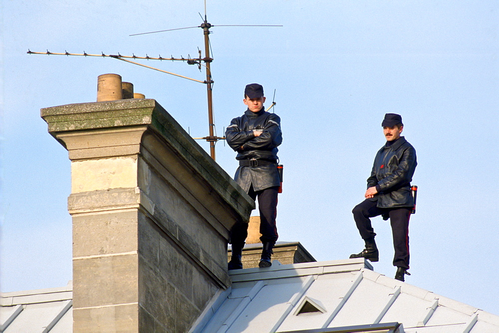 French security, Paris, France