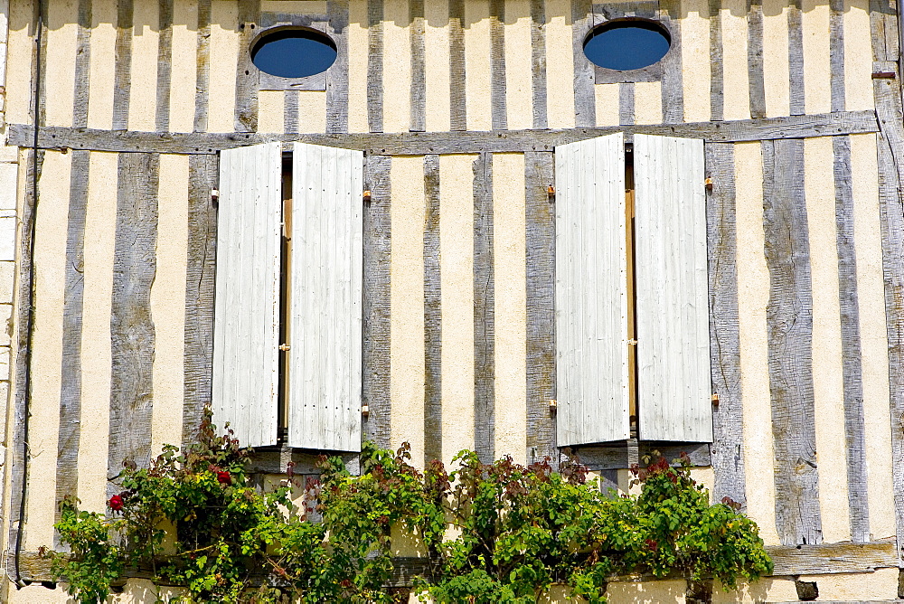 Window shutters, Labastide d'Armagnac, France