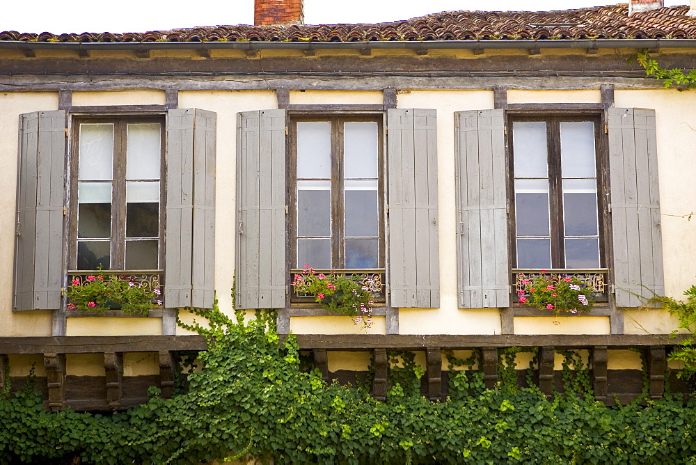 Window shutters, Labastide d'Armagnac, France