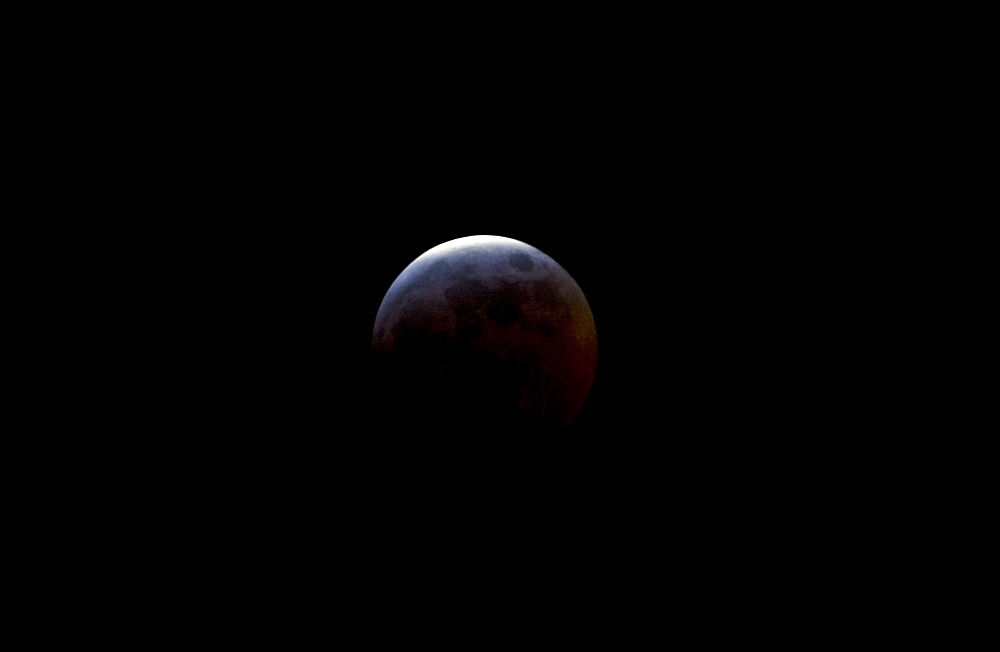 Eclipse of moon, Southern England, United Kingdom