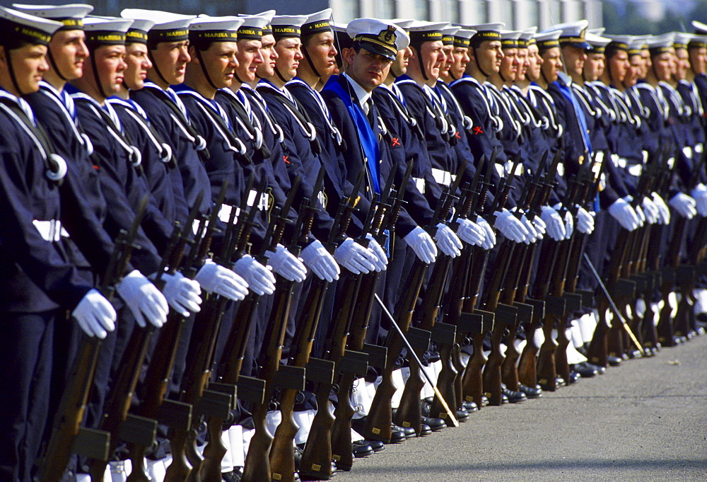 Naval parade, Italy