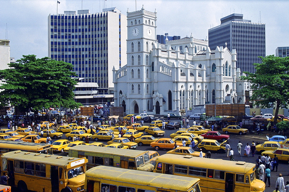 City scene, Lagos, Nigeria.