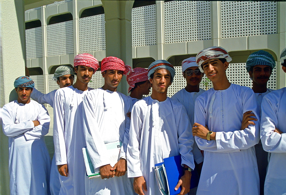 Students, Oman University.