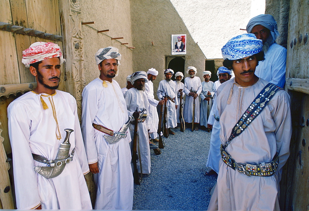 Guards at the Nizwa Fort, Oman