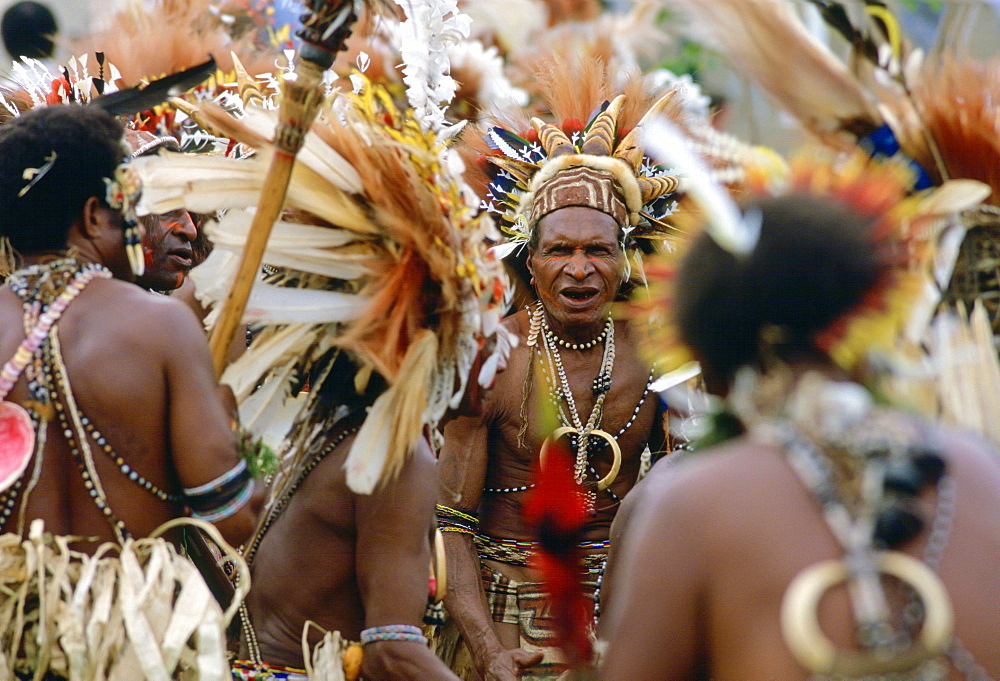 Tribal dancing, Papua New Guinea