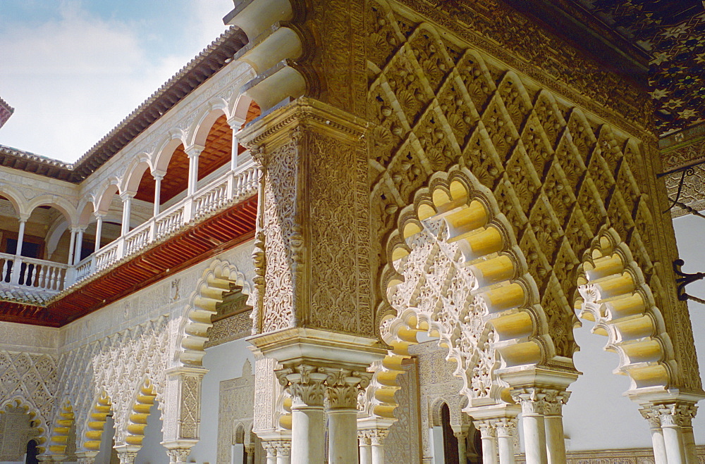 Alcazar Palace in Seville, Spain