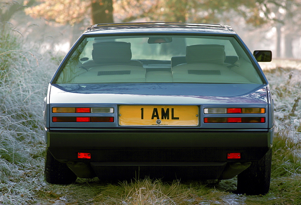 Aston Martin Lagonda car, UK.