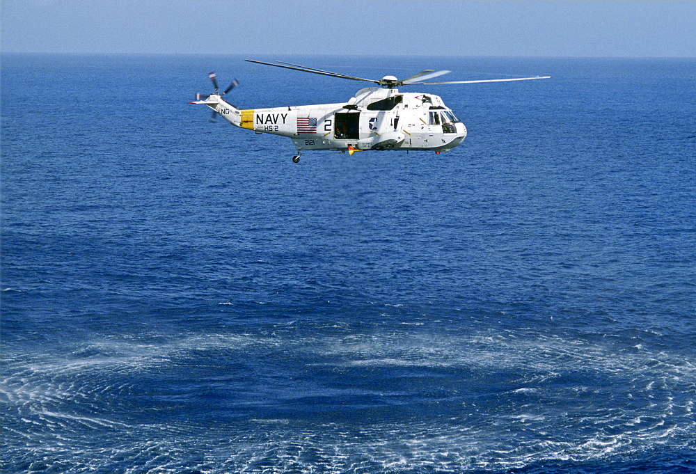 Helicopter from USS Nimitz, Los Angeles, United States.