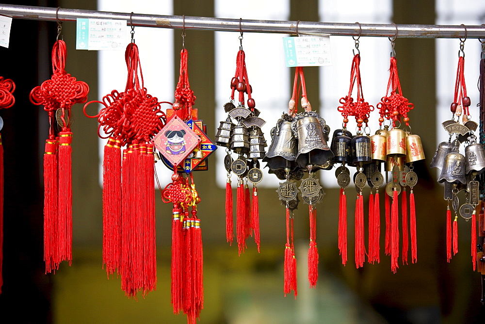 Souvenirs on sale at Big Wild Goose Pagoda, Xian, China