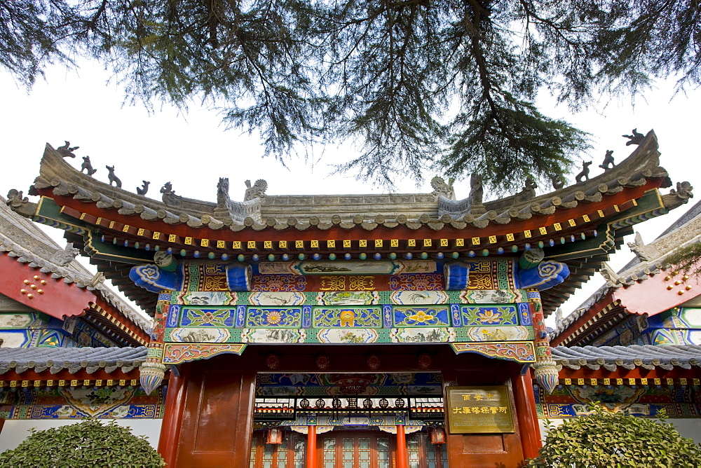 Traditional pagoda style architecture in Xian, China