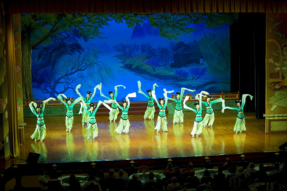 Dancers performing in the Tang Dance Show, Shaanxi Grand Opera House, Xian, China