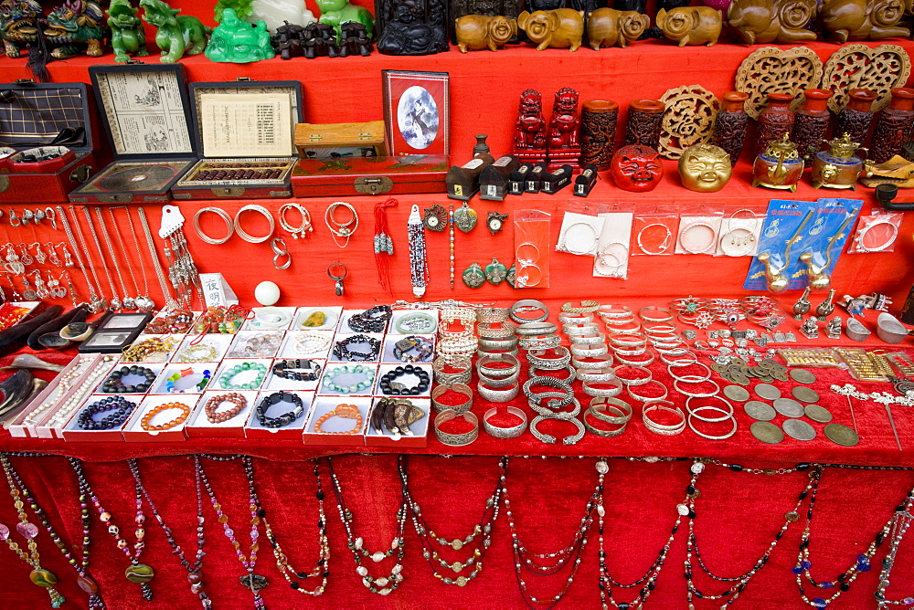 Souvenir stall in Ping An near Guilin, China