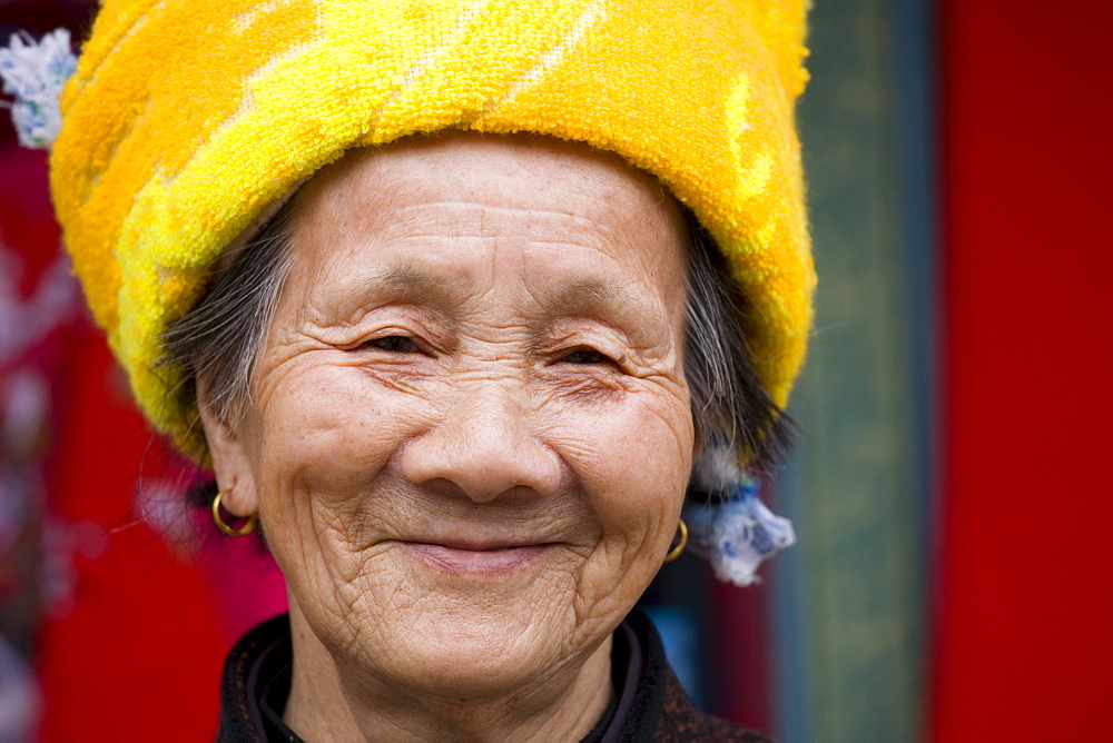 Woman from Zhuang Minority Group, Ping An, near Guilin, China