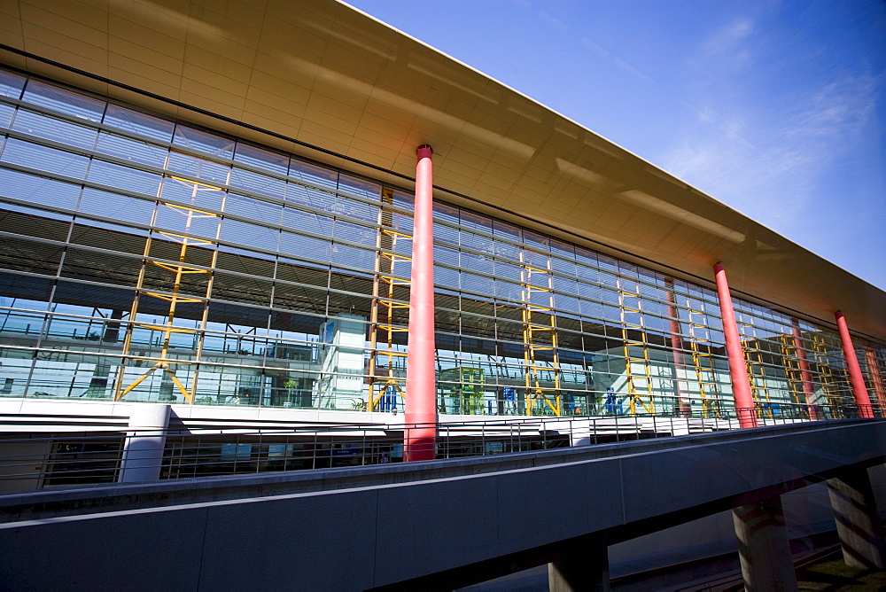 New Terminal Three building at Beijing Capital International Airport, China