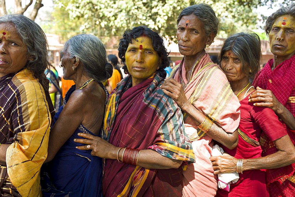 Hindu pilgrims queue to visit Vishwanatha Temple (Birla Temple) during Festival of Shivaratri in holy city of Varanasi, India