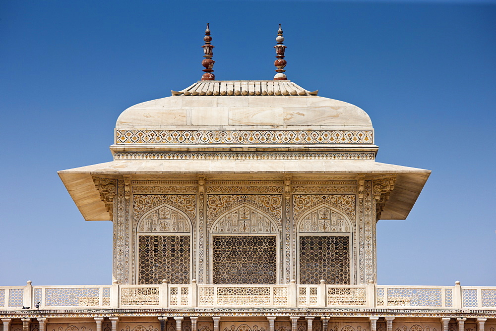 Tomb of Etimad Ud Doulah, 17th Century Mughal tomb built 1628, Agra, India