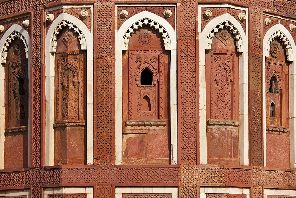 Agra Fort the Jahangir Mahal, zenana palace residence of Rajput wives of Mughal Emperor Akbar