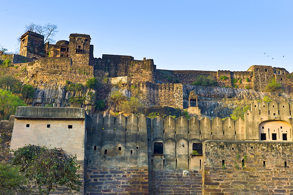 Ranthambore Fort heritage site in Rajasthan, Northern India