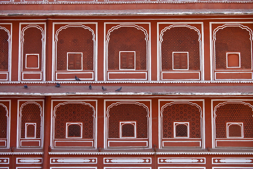 The harem Zenana Deorhi at The Maharaja of Jaipur's Moon Palace  in Jaipur, Rajasthan, India