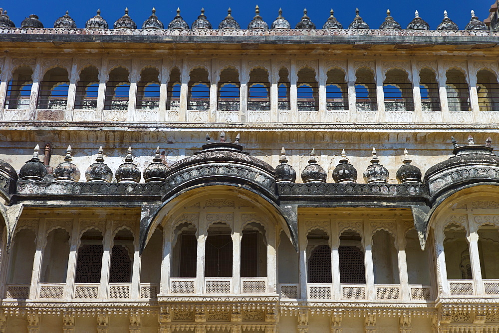 Mehrangarh Fort 19th Century The Treasury Building, Daulatkhana,  at Jodhpur in Rajasthan, Northern India