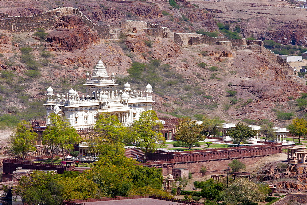 Jaswant Thada, the Maharaja of Jodhpur Memorial, built 1906, at Jodhpur in Rajasthan, Northern India