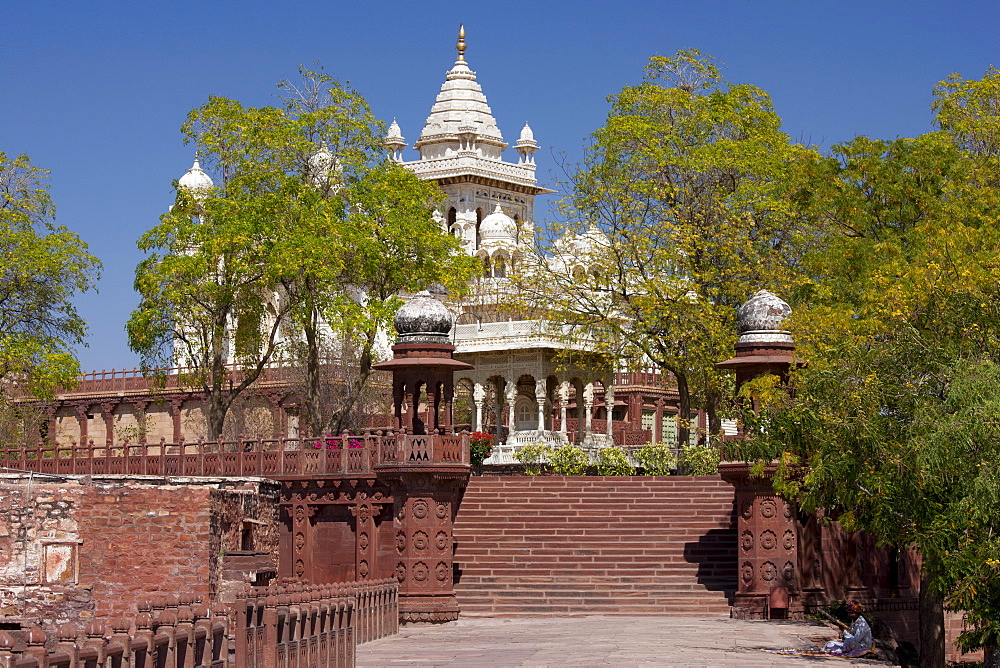 Jaswant Thada, the Maharaja of Jodhpur Memorial, built 1906, at Jodhpur in Rajasthan, Northern India