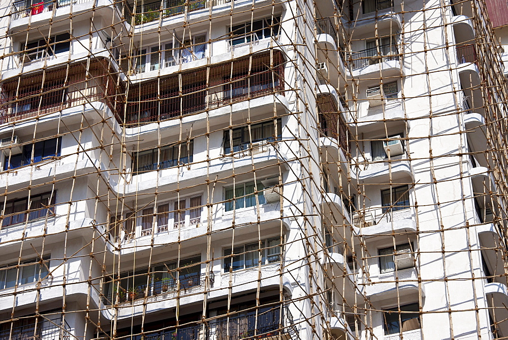 High rise development at Cuffe Parade, the business district in South Mumbai, India, where a thriving Indian economy is evident