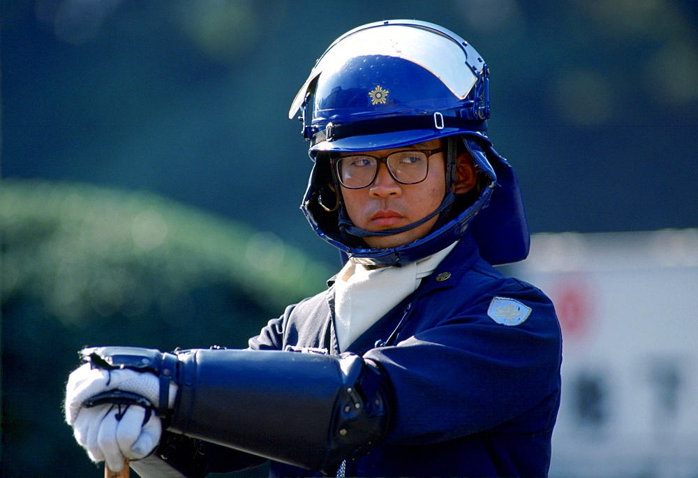 Police officer in Tokyo, Japan