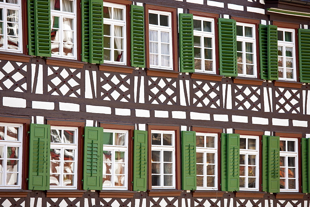 Timber-framed Guesthouse Sonne in Schiltach in the Bavarian Alps, Germany