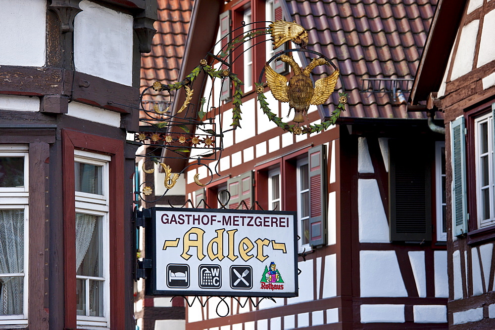 Guesthouse Adler in Black Forest town of Schiltach, Bavaria, Germany