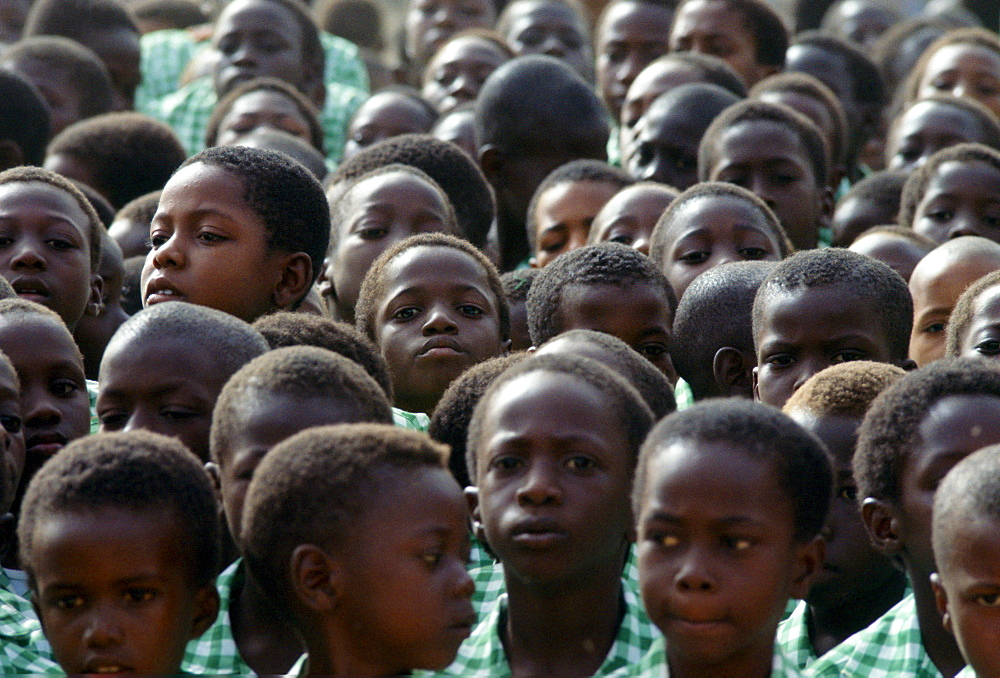 Schoolchildren in Gambia, West Africa