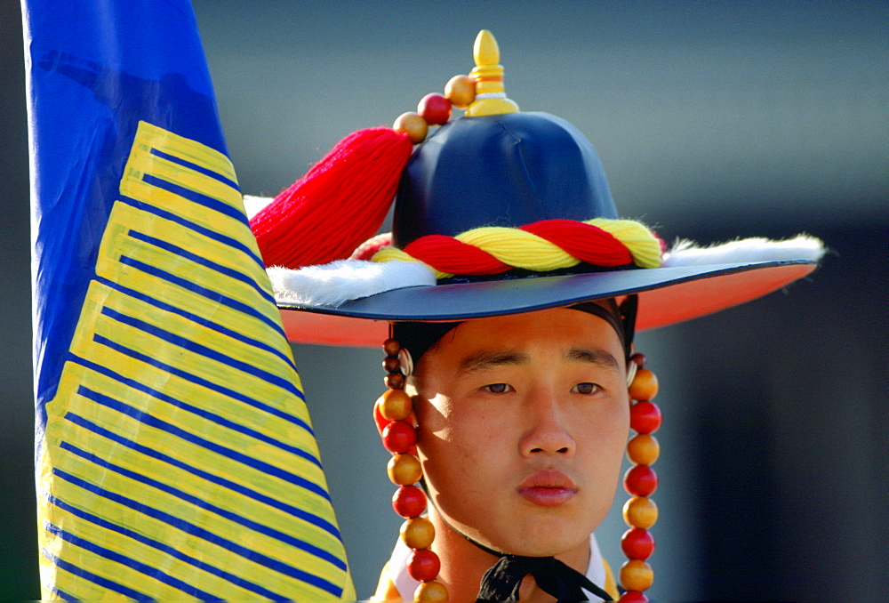 Ceremonial guard in South Korea