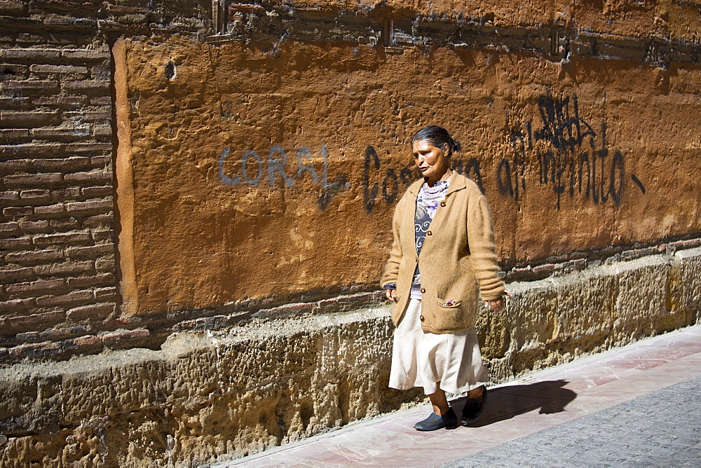 Spanish woman in Leon, Castilla y Leon, Spain