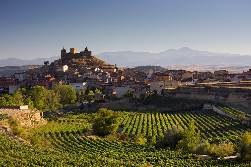 The hill town of Navaridas in La Rioja province of Northern Spain