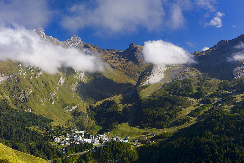 Low cloud in the mountains, National Park in the Pyrenees, Parc National des Pyrenees Occident, France