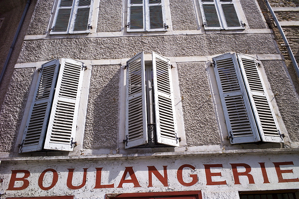 French Boulangerie bread shop and traditional architecture in the streets of Pau in the Pyrenees, France