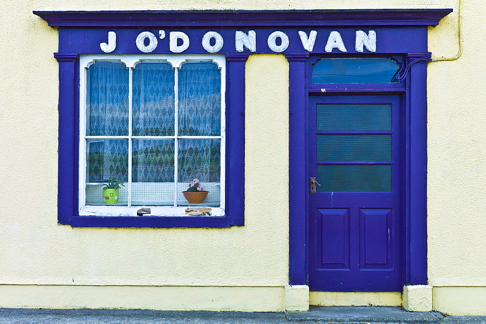 J'ODonovan shop front at Courtmacsherry, County Cork, Ireland