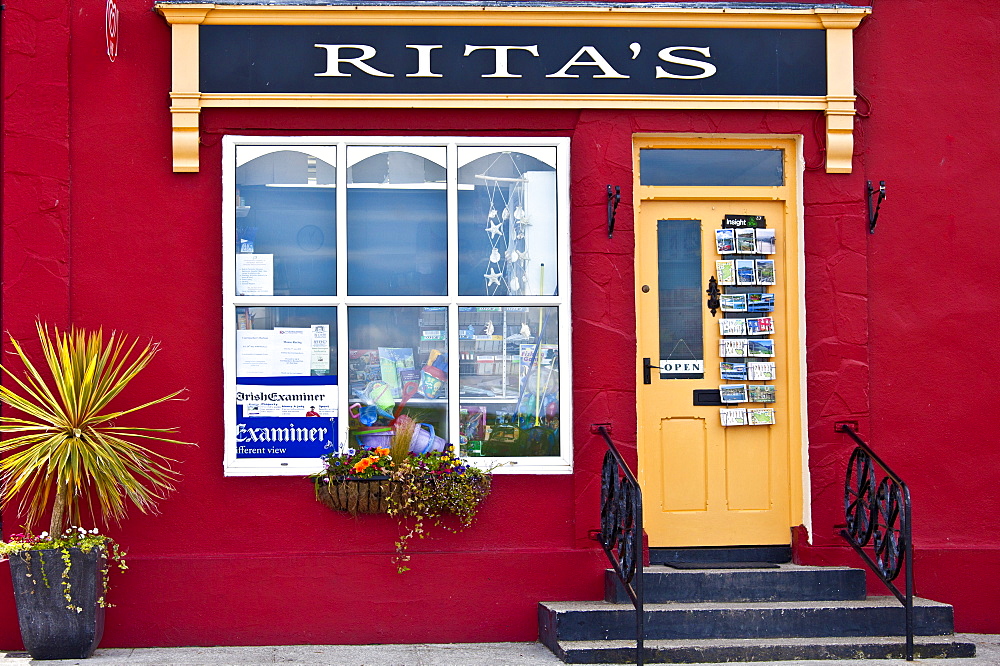 Rita's general store, newagents and gift shop in Courtmacsherry, West Cork, Ireland