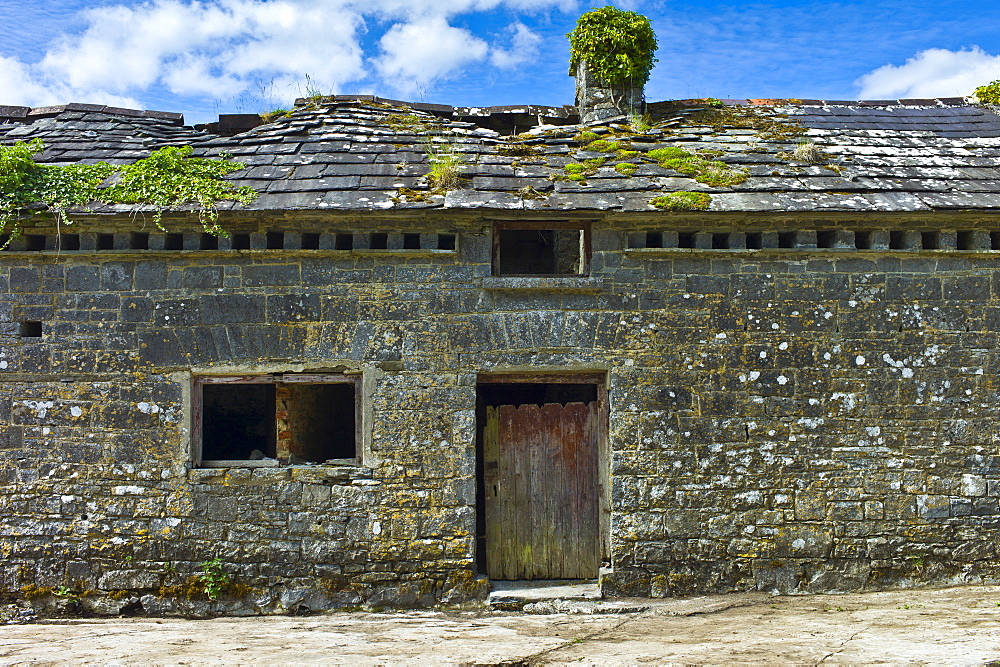 Traditional old stone barn in Kilfenora, County Clare, West of Ireland