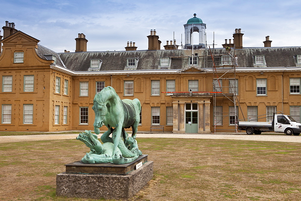 Renovation work at Stratfield Saye House, Hampshire, United Kingdom