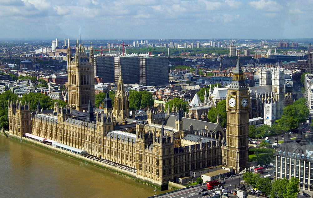 Houses of the Parliament and St Stephen's Tower which houses Big Ben, the famous clock bells. The clock is called the great clock of Westminster.