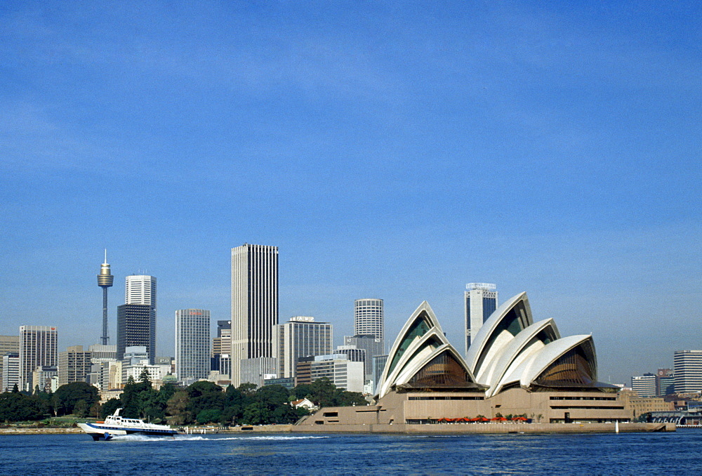 Sydney Opera House and skyline, Sydney, Australia