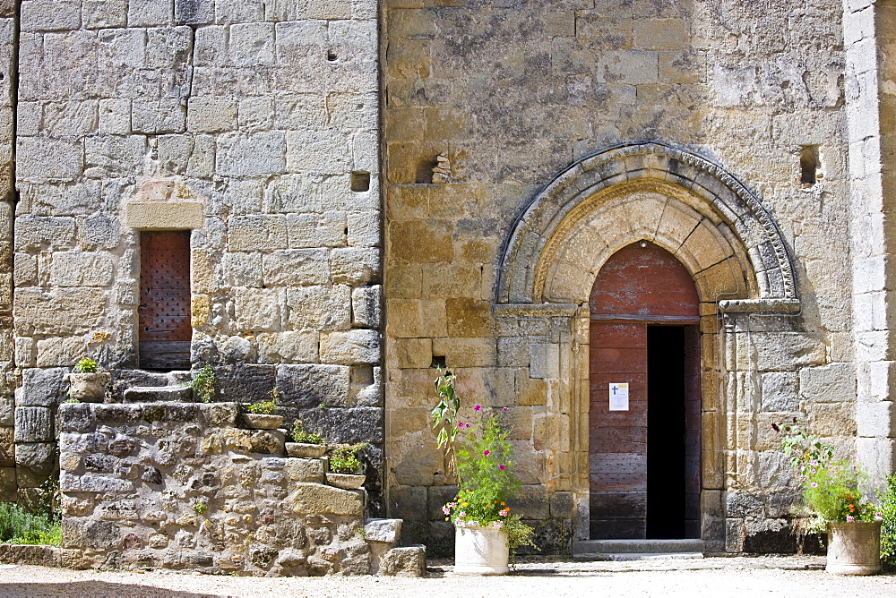 Chateau de la Marthonie, XV, XVI, XVII Century architecture, in St Jean de Cole, France